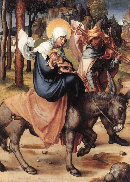 Die Sieben Schmerzen Mariens: Die Flucht Nach Ägypten — Albrecht Dürer