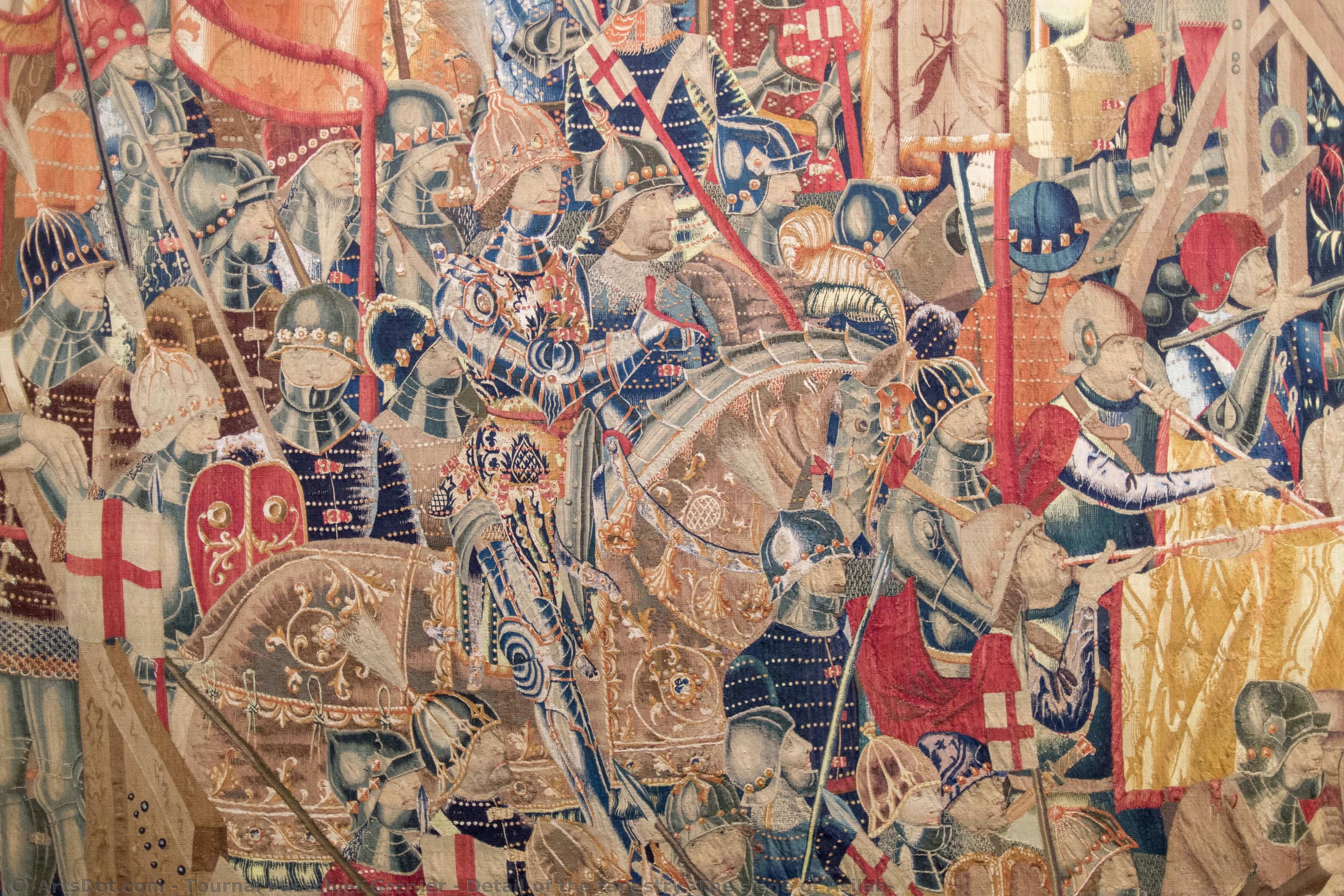Detail Of The Tapestry “the Siege Of Asilah” — Pasquier Grenier