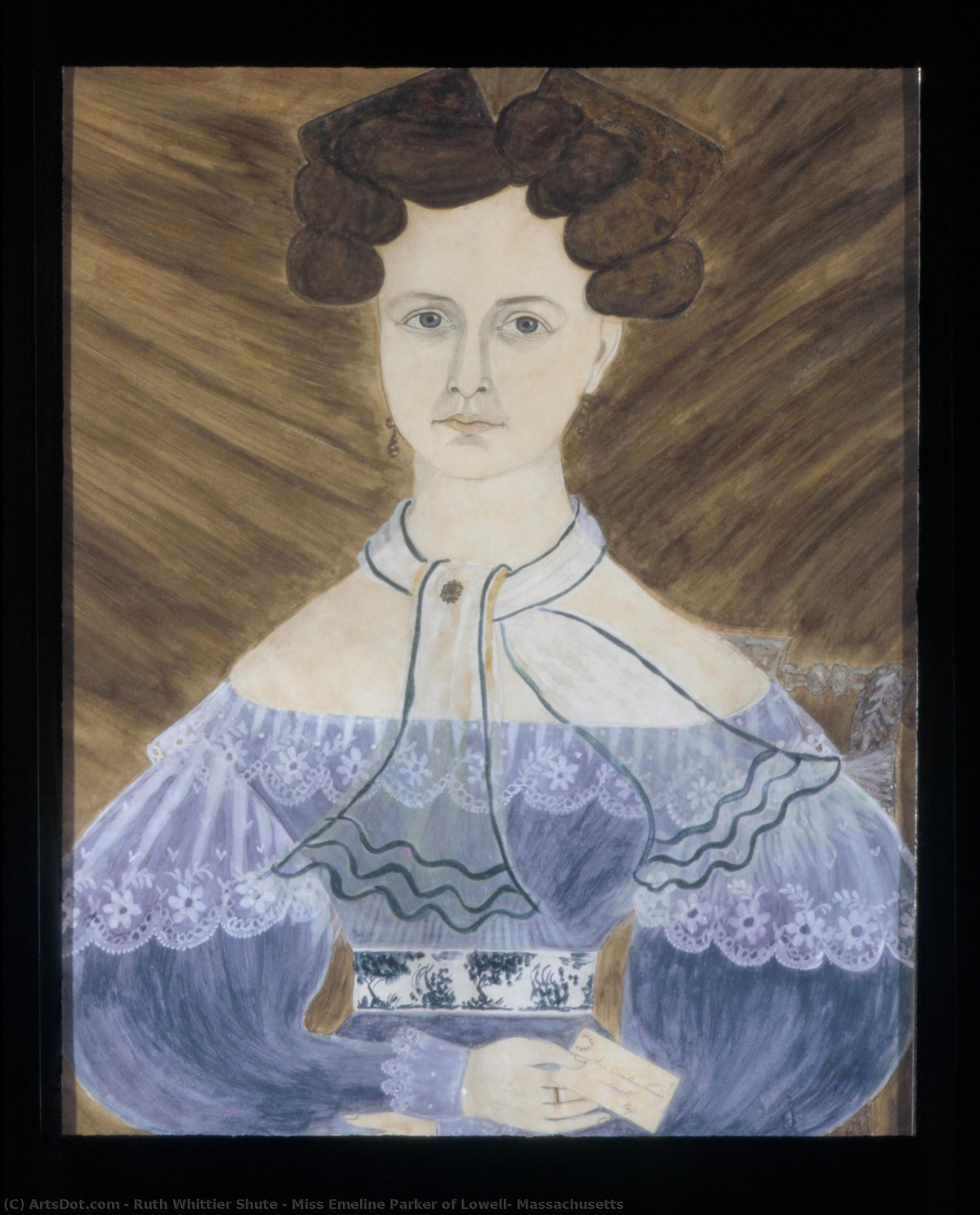 Miss Emeline Parker Of Lowell, Massachusetts — Ruth Whittier Shute