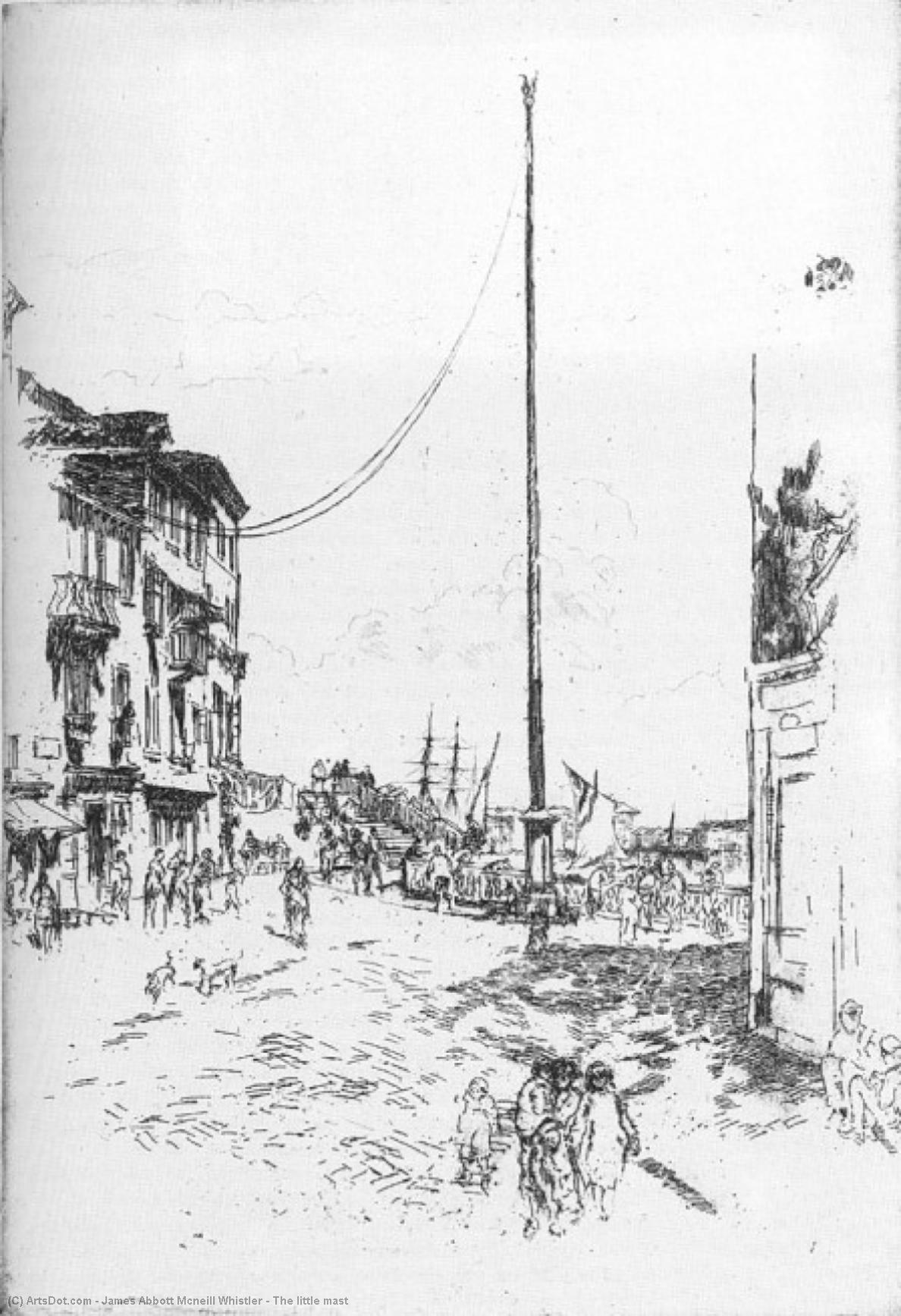 The Little Mast — James Abbott Mcneill Whistler