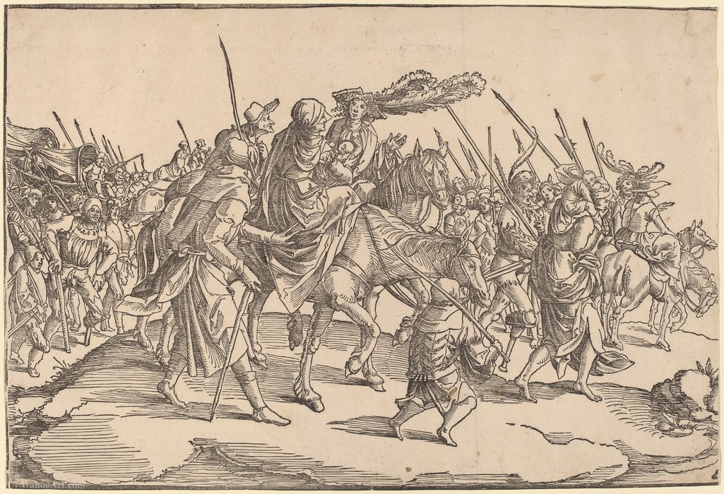 The Stragglers — Hieronymus Cock