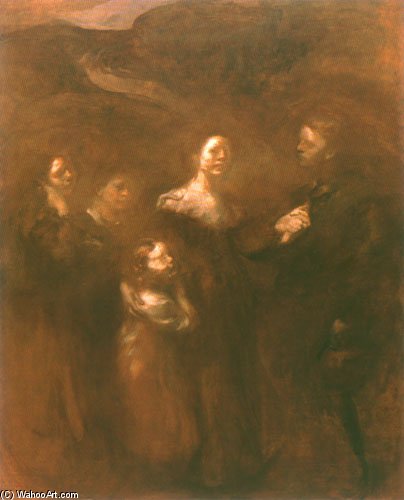 The Fiances — Eugène Anatole Carrière