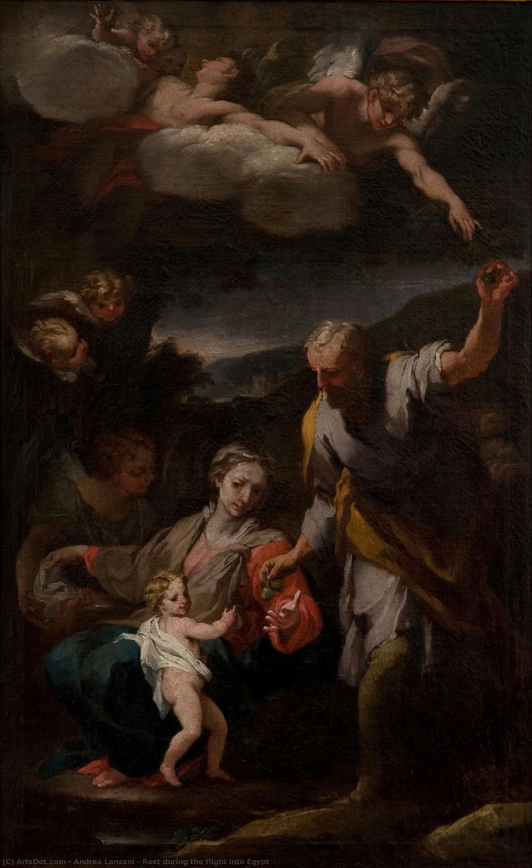 Rest During The Flight Into Egypt — Andrea Lanzani