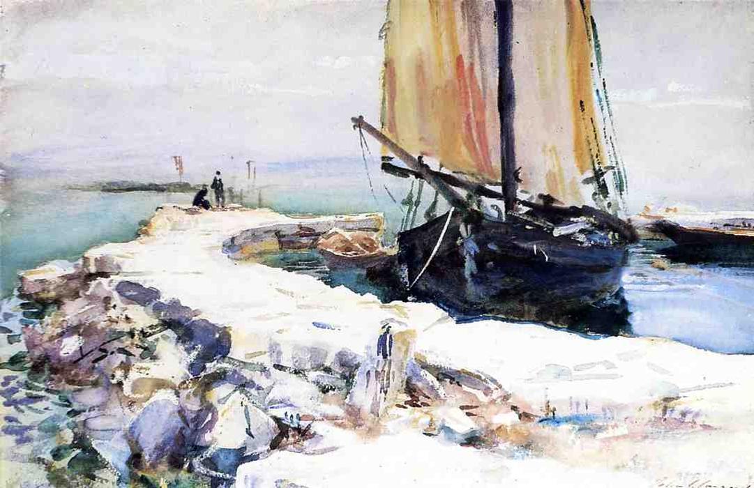 Above Lake Garda At San Viigilio — John Singer Sargent