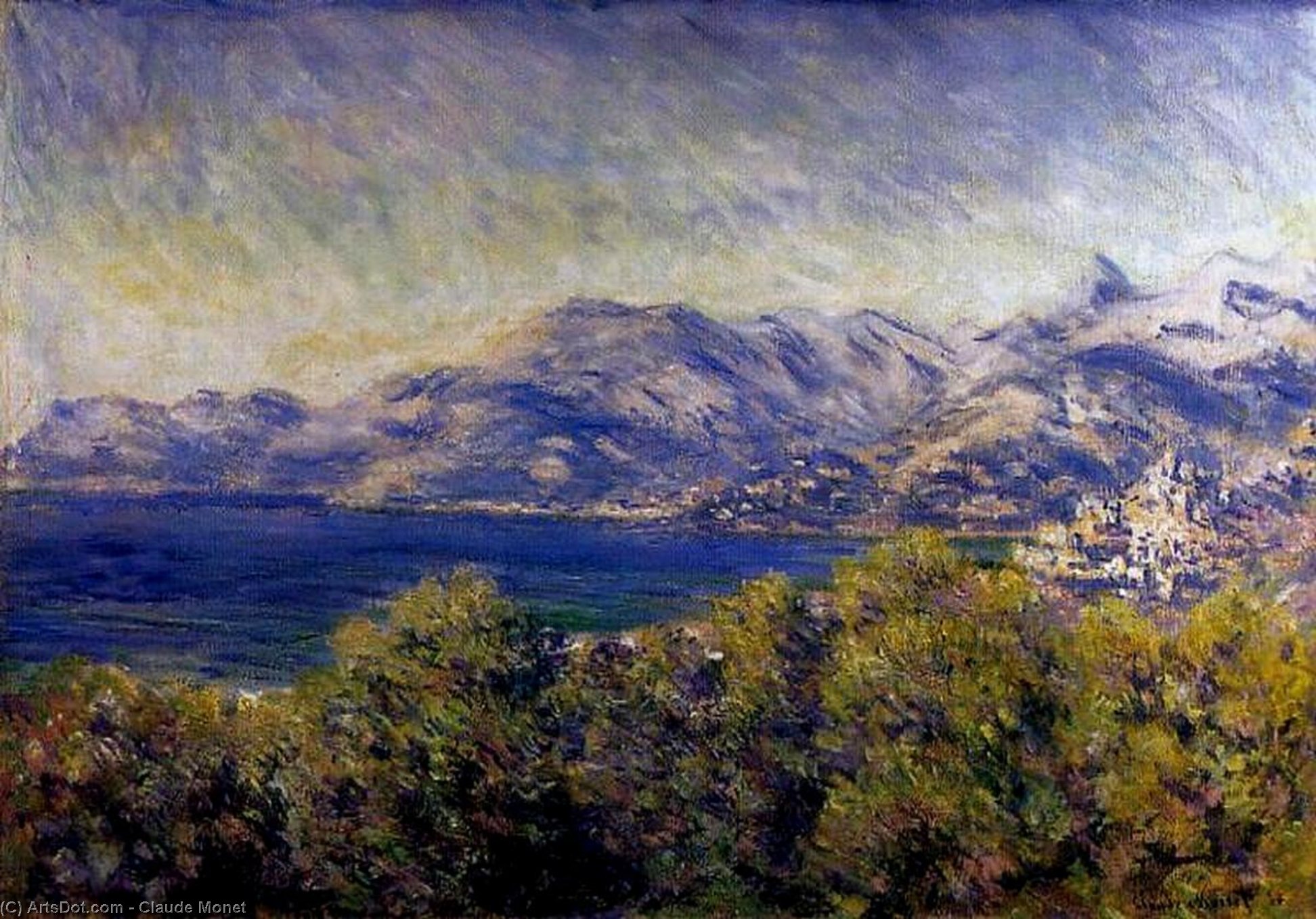 View Of Ventimiglia — Клод Моне