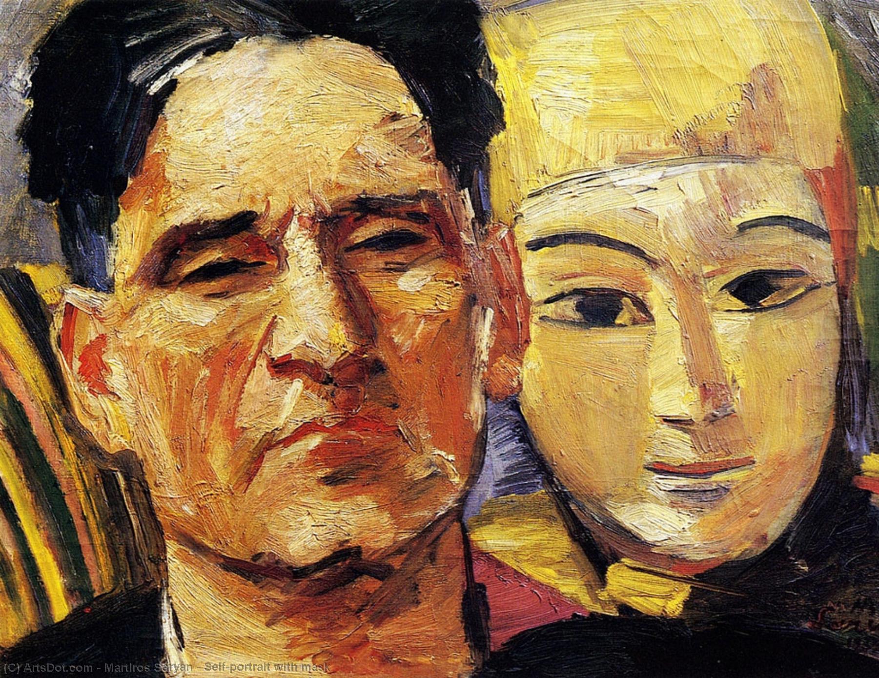 Self-portrait With Mask — Мартирос Сарян