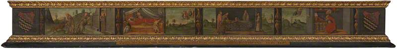 Scenes From The Life Of Saint Jerome Predella — Francesco Di Giovanni Botticini