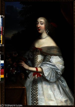 Portrait Of Anne Marie Louise, Duchesse D'orleans — Charles Beaubrun (charles Bobrun)