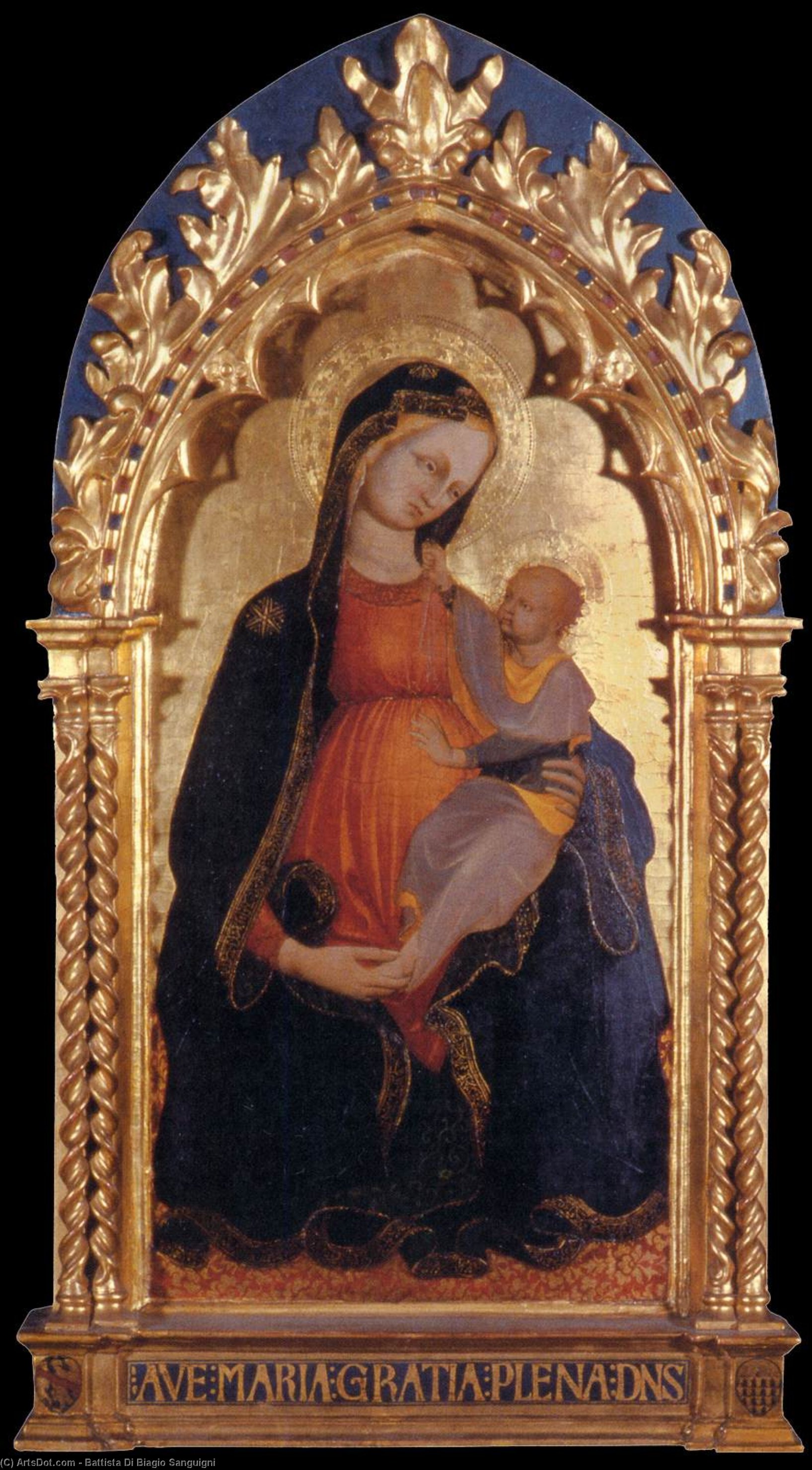 Madonna Of Humility — Battista Di Biagio Sanguigni