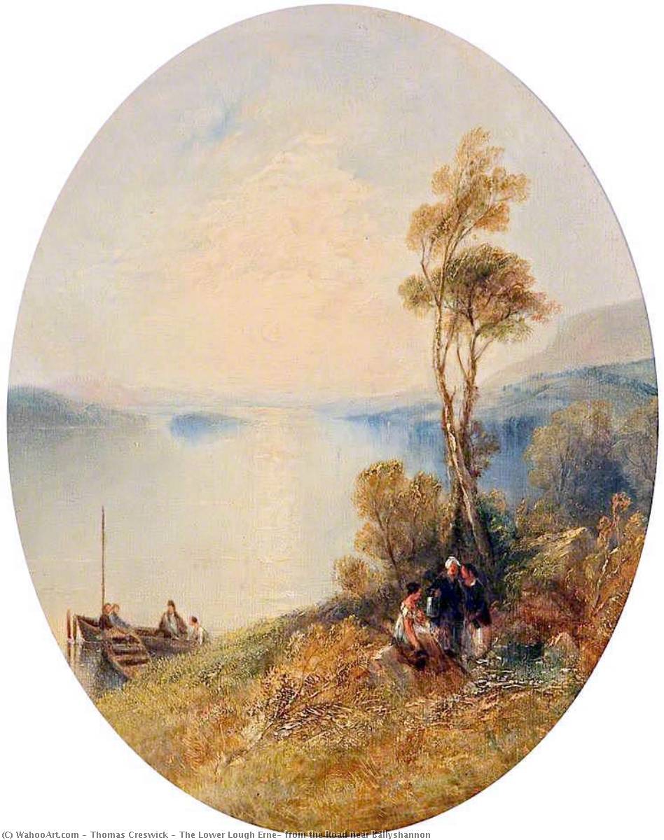 The Lower Lough Erne, From The Road Near Ballyshannon — Thomas Creswick