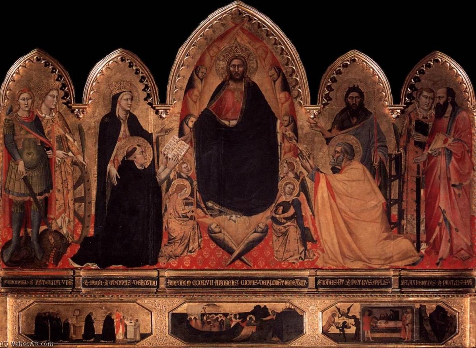 The Strozzi Altarpiece — Orcagna