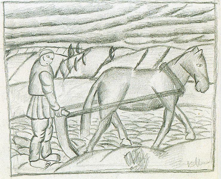 Plowman — Kazimir Malevich