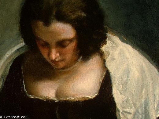 The Needlewoman, C. Detalj 1 Ngw — Diego Velázquez