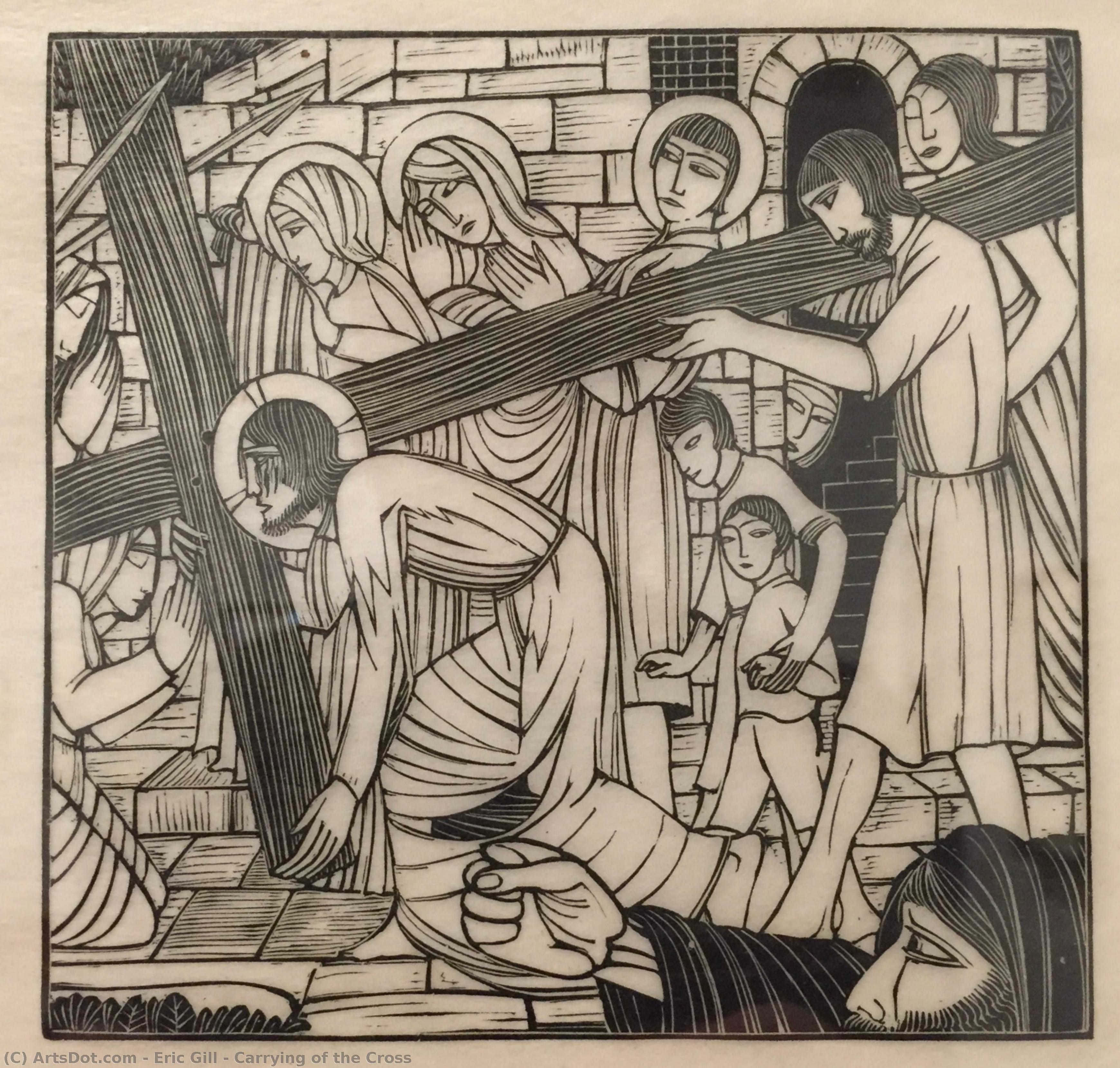 Carrying Of The Cross — Eric Gill