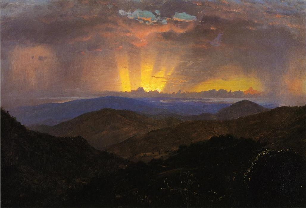 Sunset, Jamaica, Study For The After Glow — Frederic Edwin Church