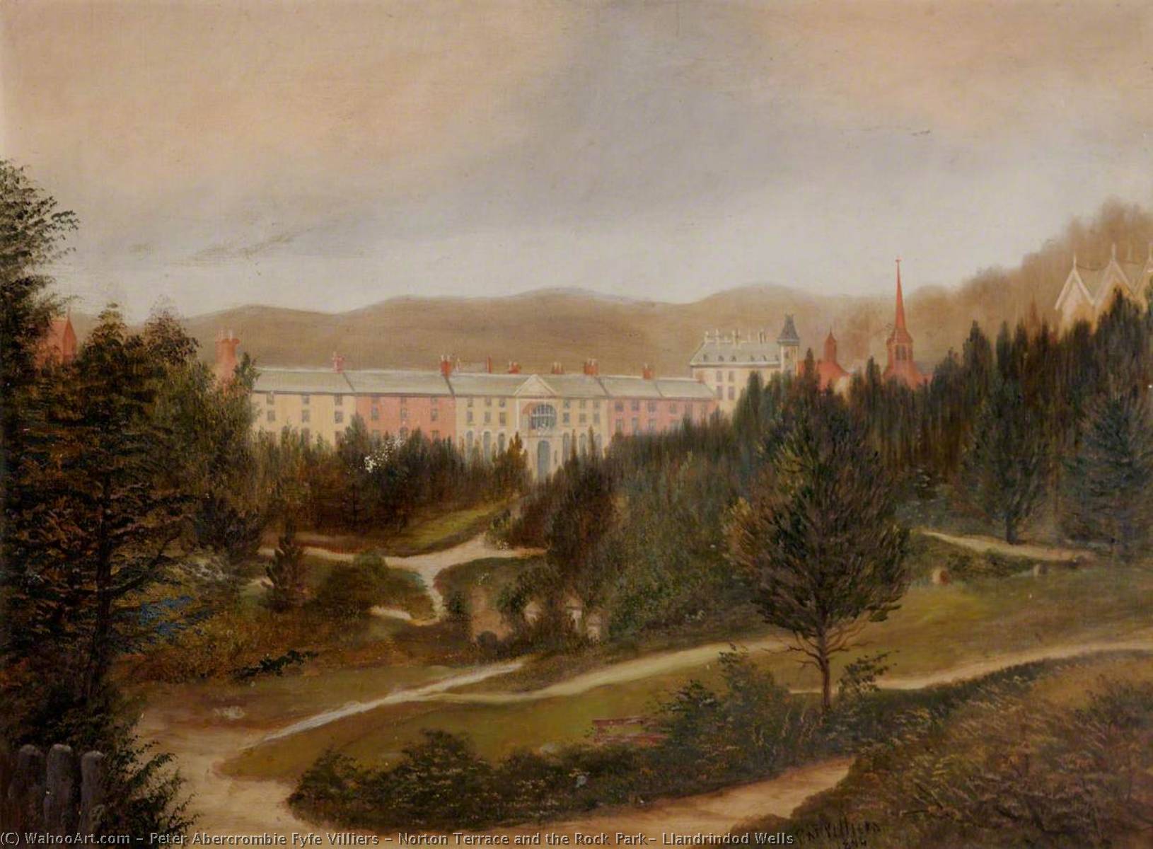 Norton Terrace And The Rock Park, Llandrindod Wells — Peter Abercrombie Fyfe Villiers