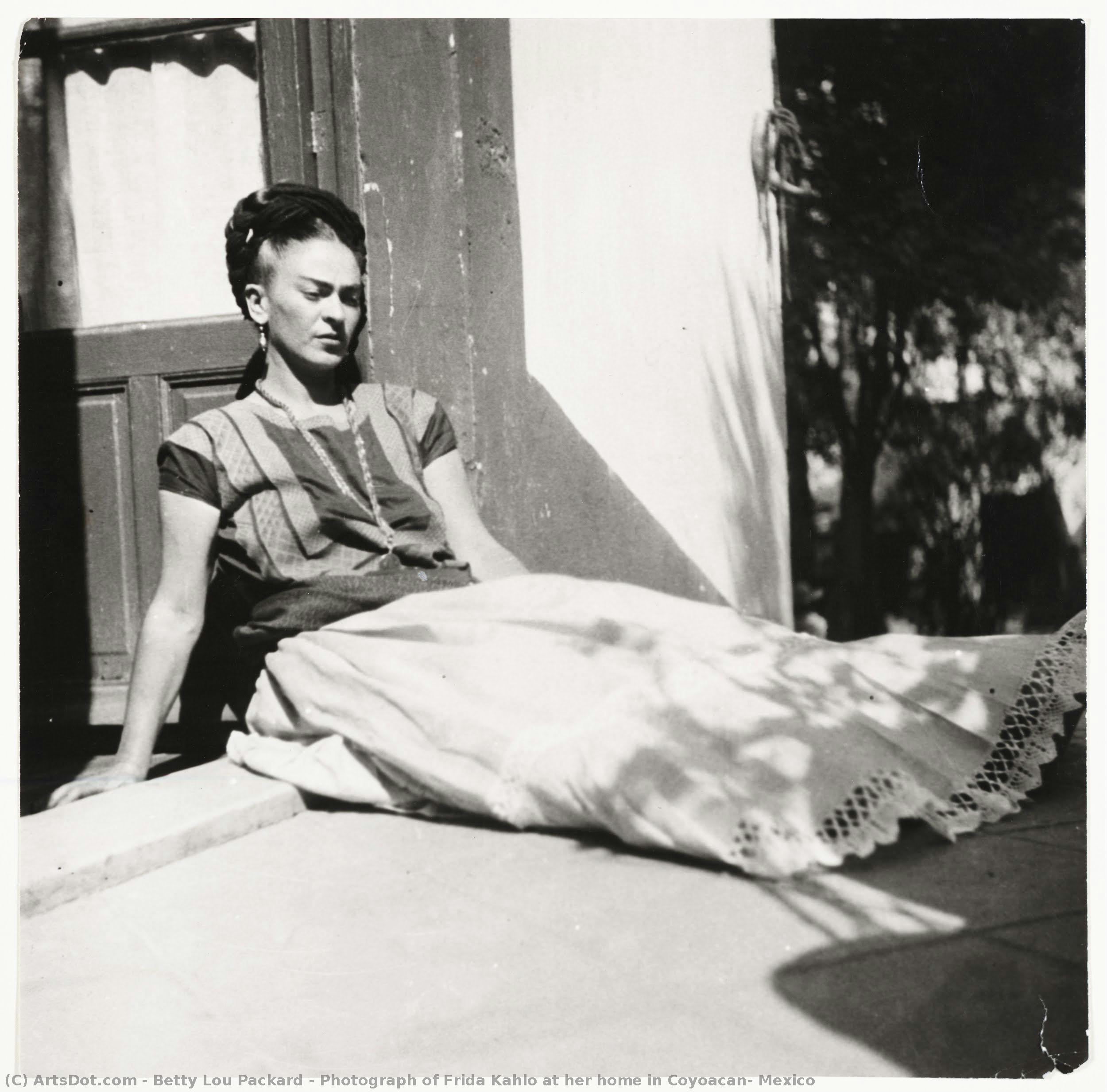 Photograph Of Frida Kahlo At Her Home In Coyoacan, Mexico — Betty Lou Packard