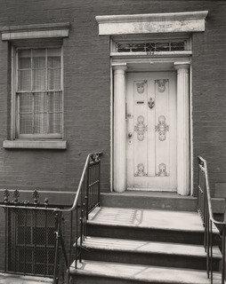 Doorway, 204 West 13th Street, Manhattan — Berenice Abbott