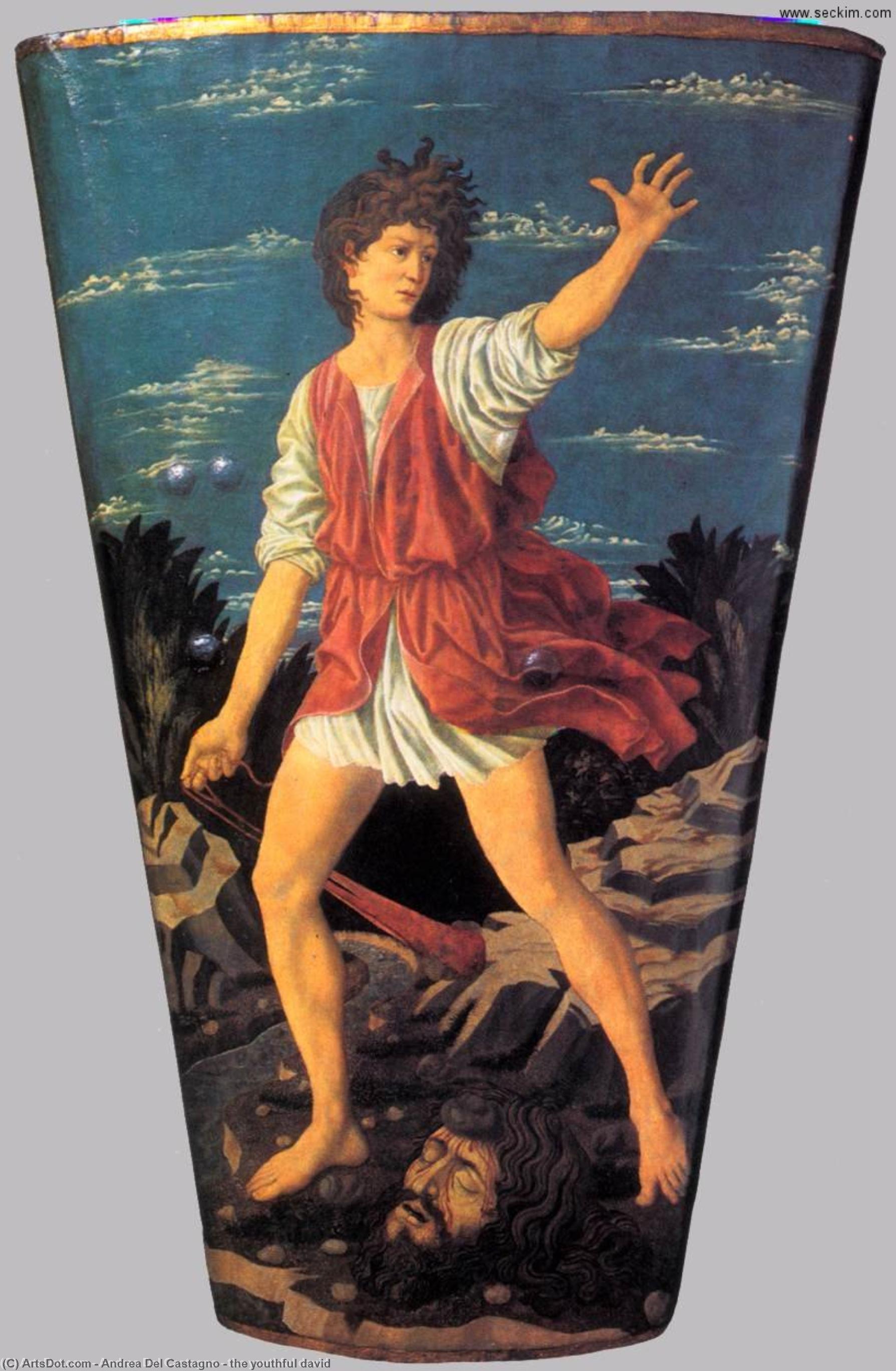 The Youthful David — Andrea Del Castagno