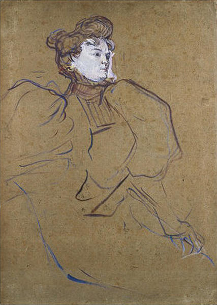 Portrait Of Misia Natanson — Henri De Toulouse-lautrec