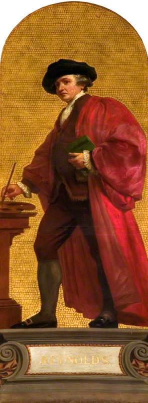 Sir Joshua Reynolds (1723–1792), Pra (design For A Mosaic In The Victoria And Albert Museum) — Henry Wyndham Phillips