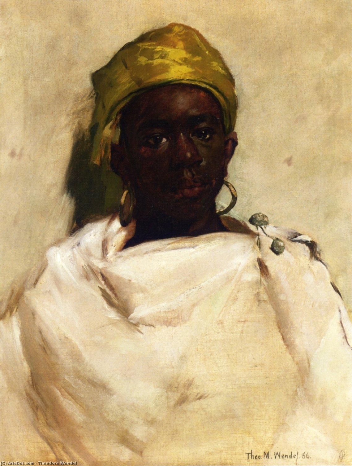 Portrait Of A Moroccan Youth — Theodore Wendel