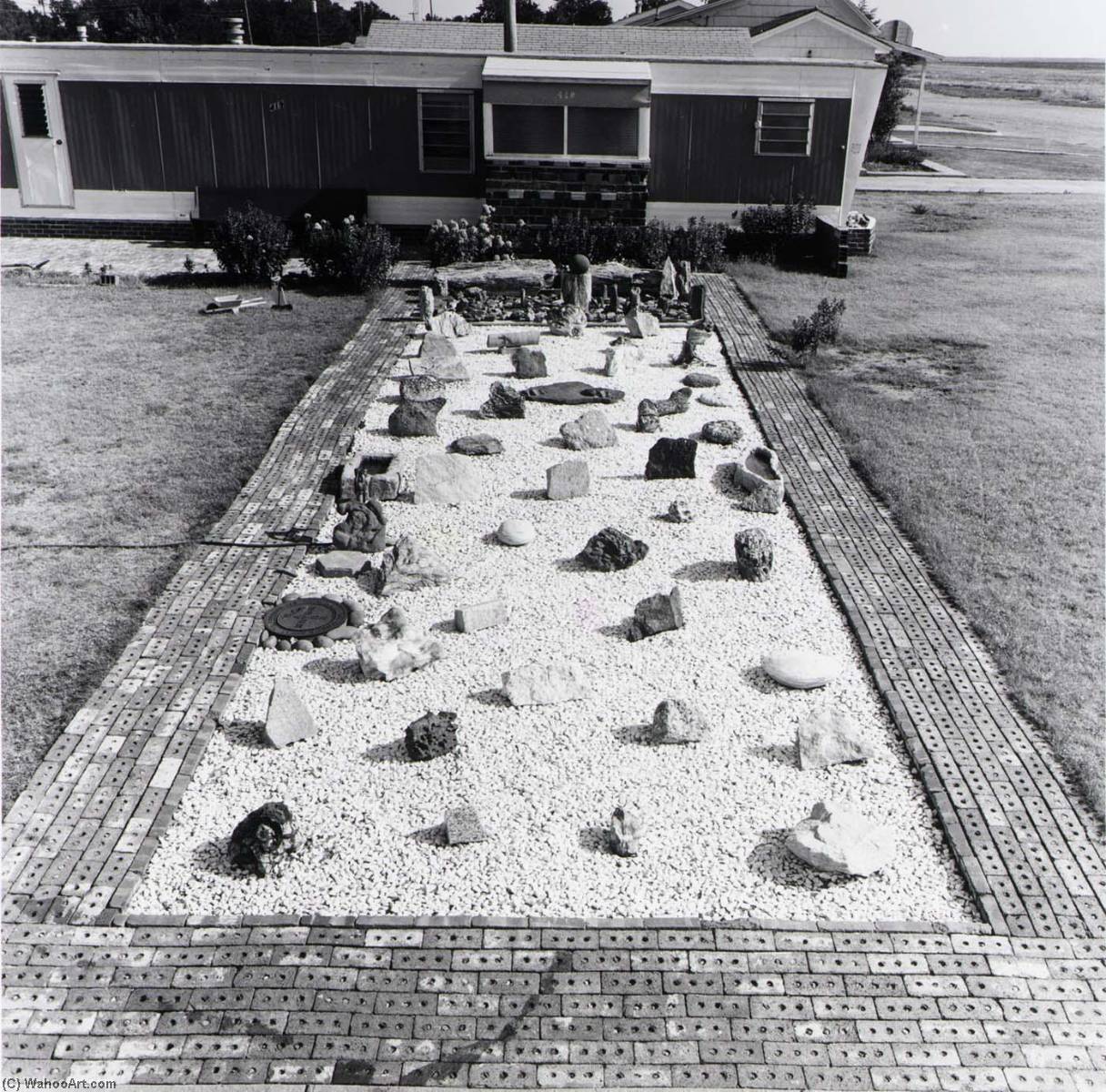Rock Garden, Kiowa County, From The Kansas Documentary Survey Project — Larry W Schwarm