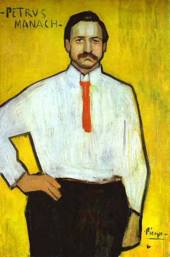 Retrato Del Comerciante De Arte Pedro Manach — Pablo Picasso