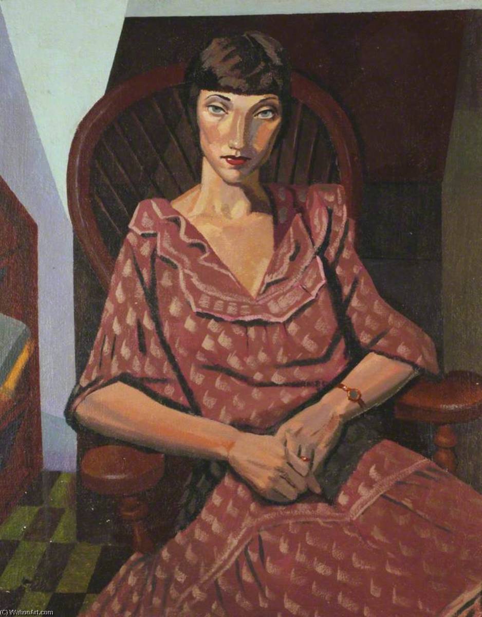 Lady In A Maroon Dress — Ronald Power
