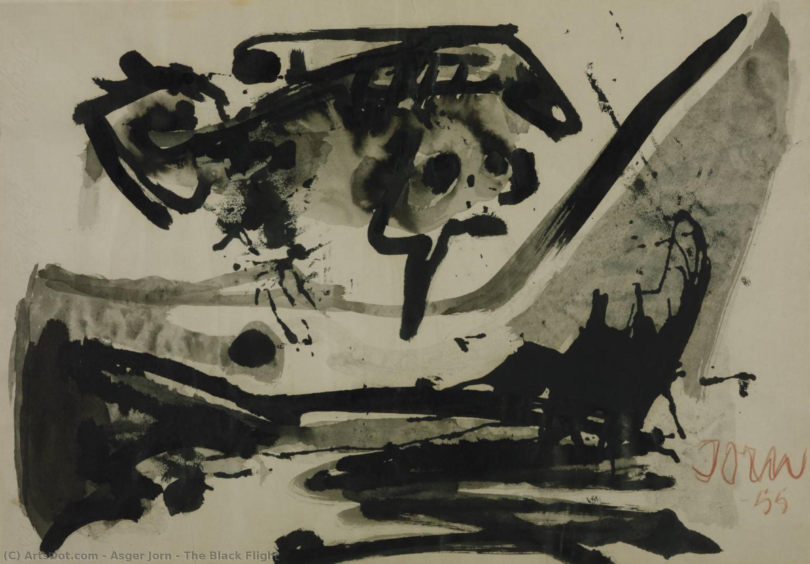 The Black Flight — Asger Jorn
