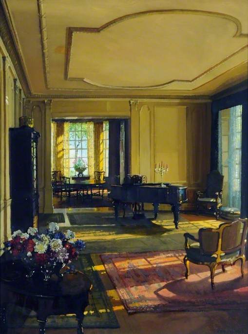 An Artist's Music Room — Herbert Davis Richter