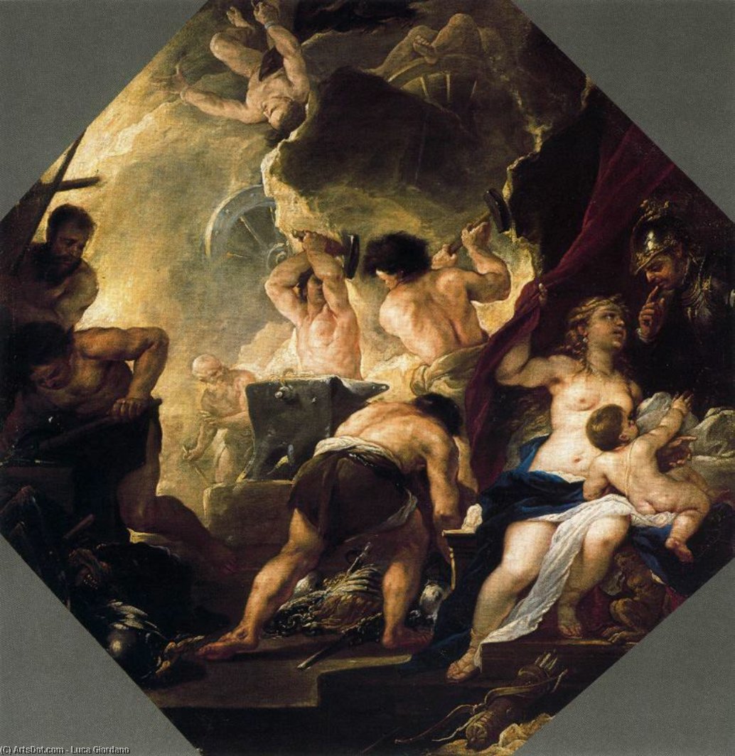 The Forge Of Vulcan — Luca Giordano