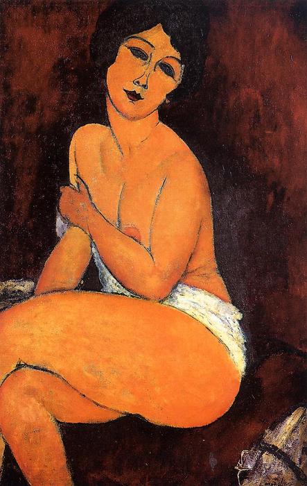 Seated Nude — Модильяни