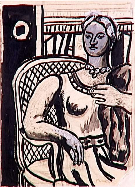 Study For A Portrait — Fernand Léger