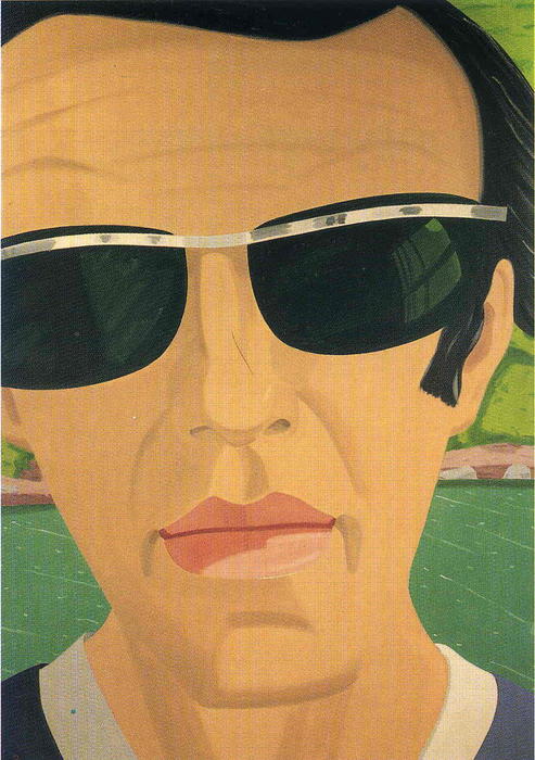 Alex Katz. Self-portrait With Sunglasses — アレックス・カッツ
