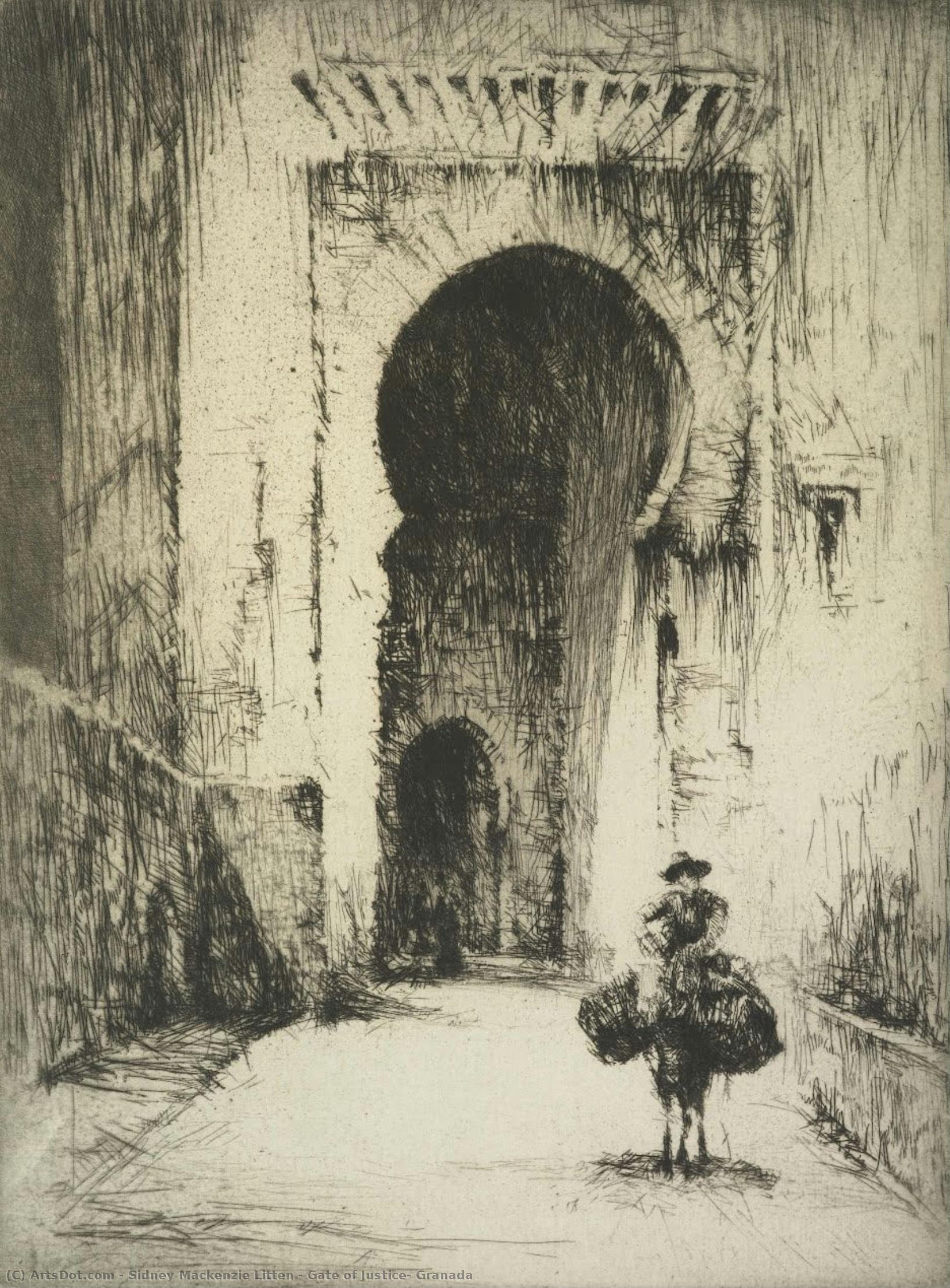 Gate Of Justice, Granada — Sidney Mackenzie Litten