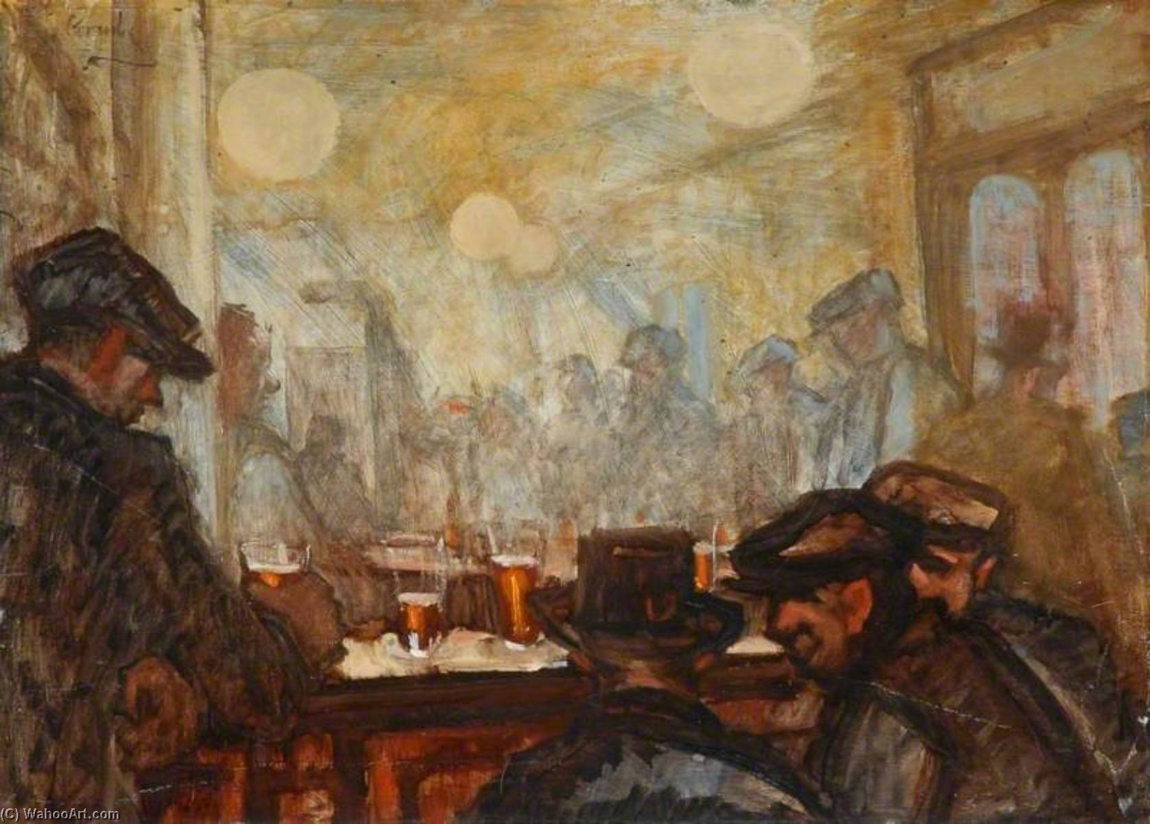 Bar Scene, Spennymoor, County Durham — Norman Stansfield Cornish