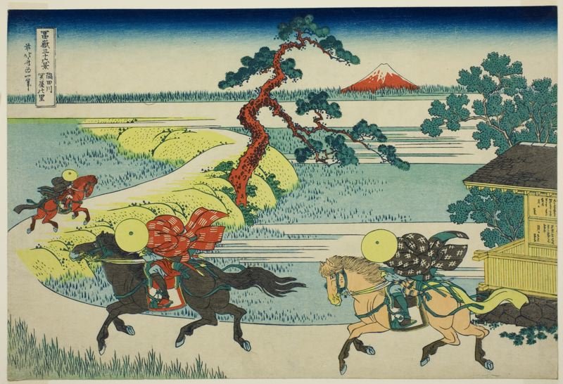 Sekiya Village On The Sumida River — Katsushika Hokusai