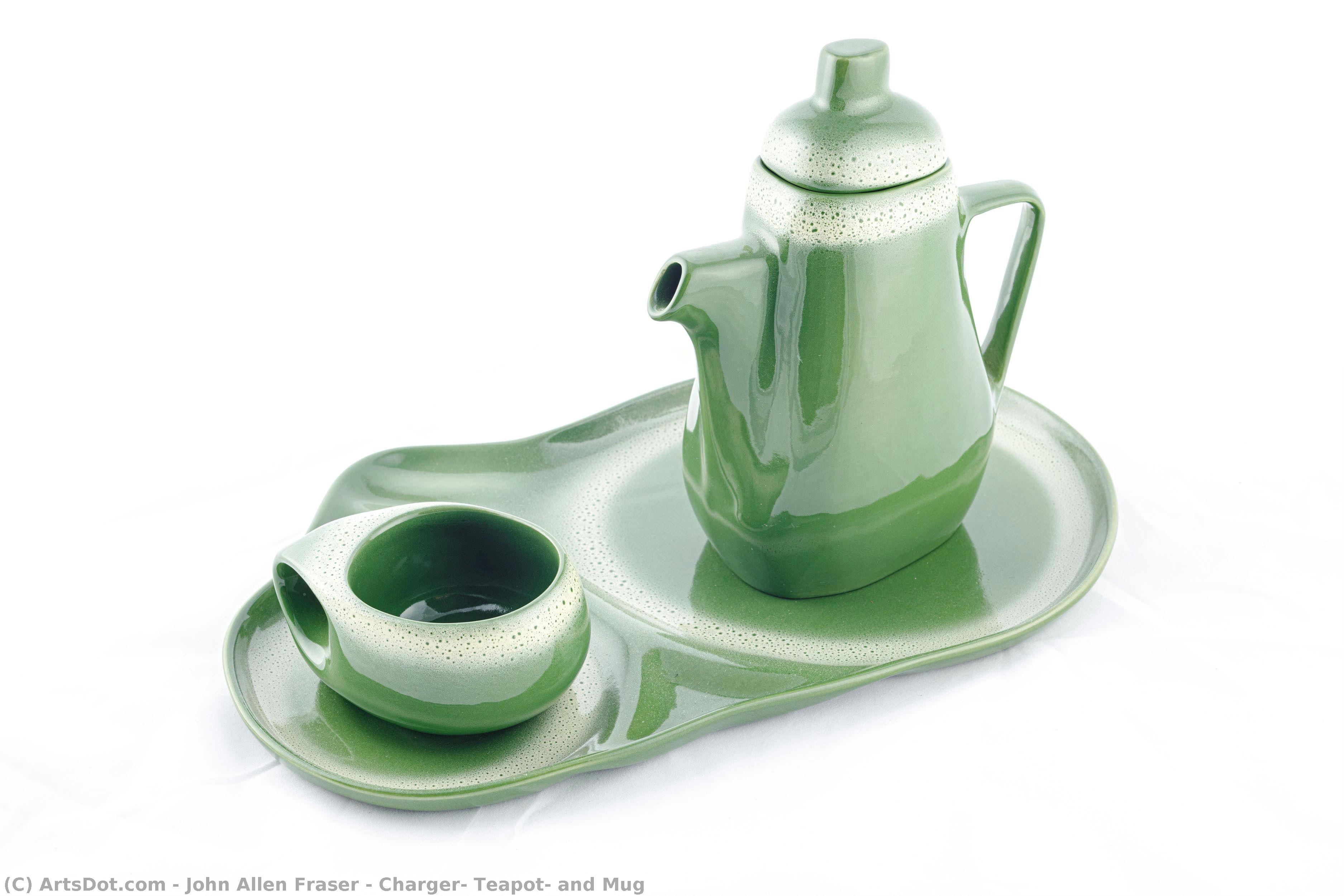 Charger, Teapot, And Mug — John Allen Fraser