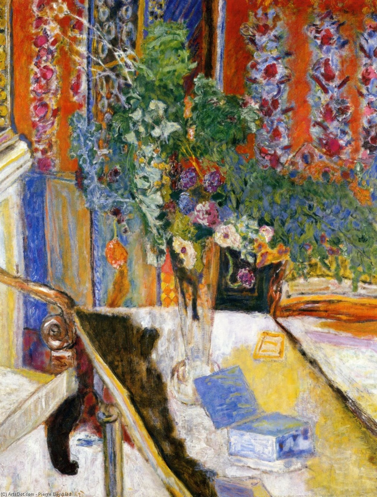 Interior With Flowers — Pierre Bonnard