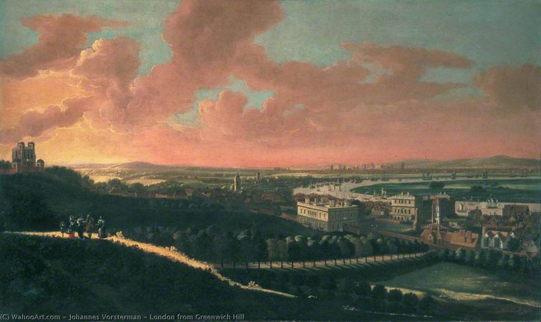 London From Greenwich Hill — Johannes Vorsterman