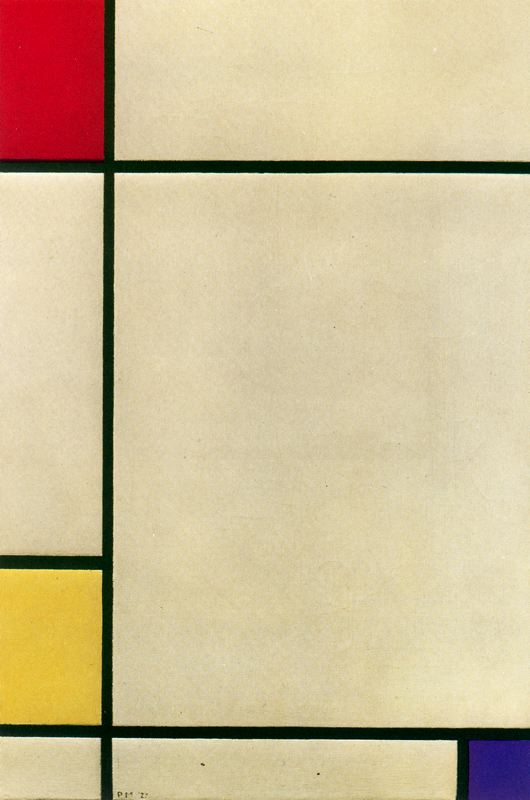 Composition With Red, Yellow And Blue 2 — Piët Mondrian