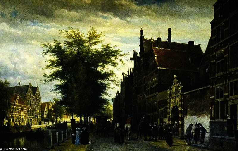 View Of Amsterdam — Cornelis Springer