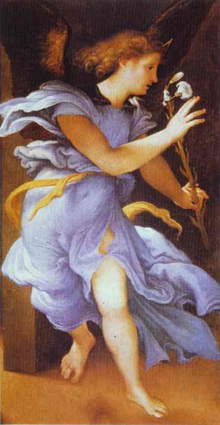 The Angel Of The Annunciation — Lorenzo Lotto