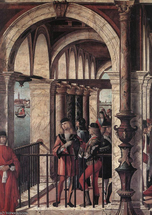 Arrival Of The English Ambassadors (detail) — Vittore Carpaccio