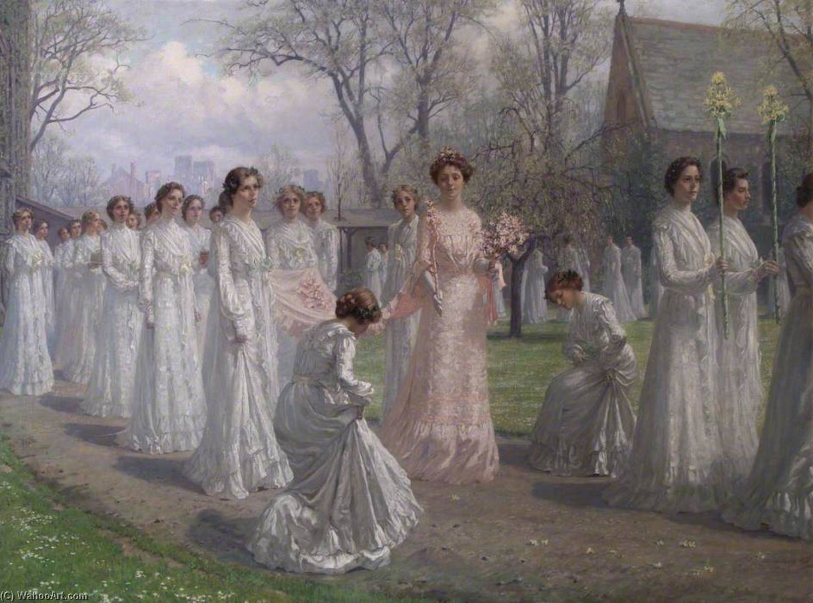 Whitelands College May Day Procession, 1902 — Anna Richards Brewster