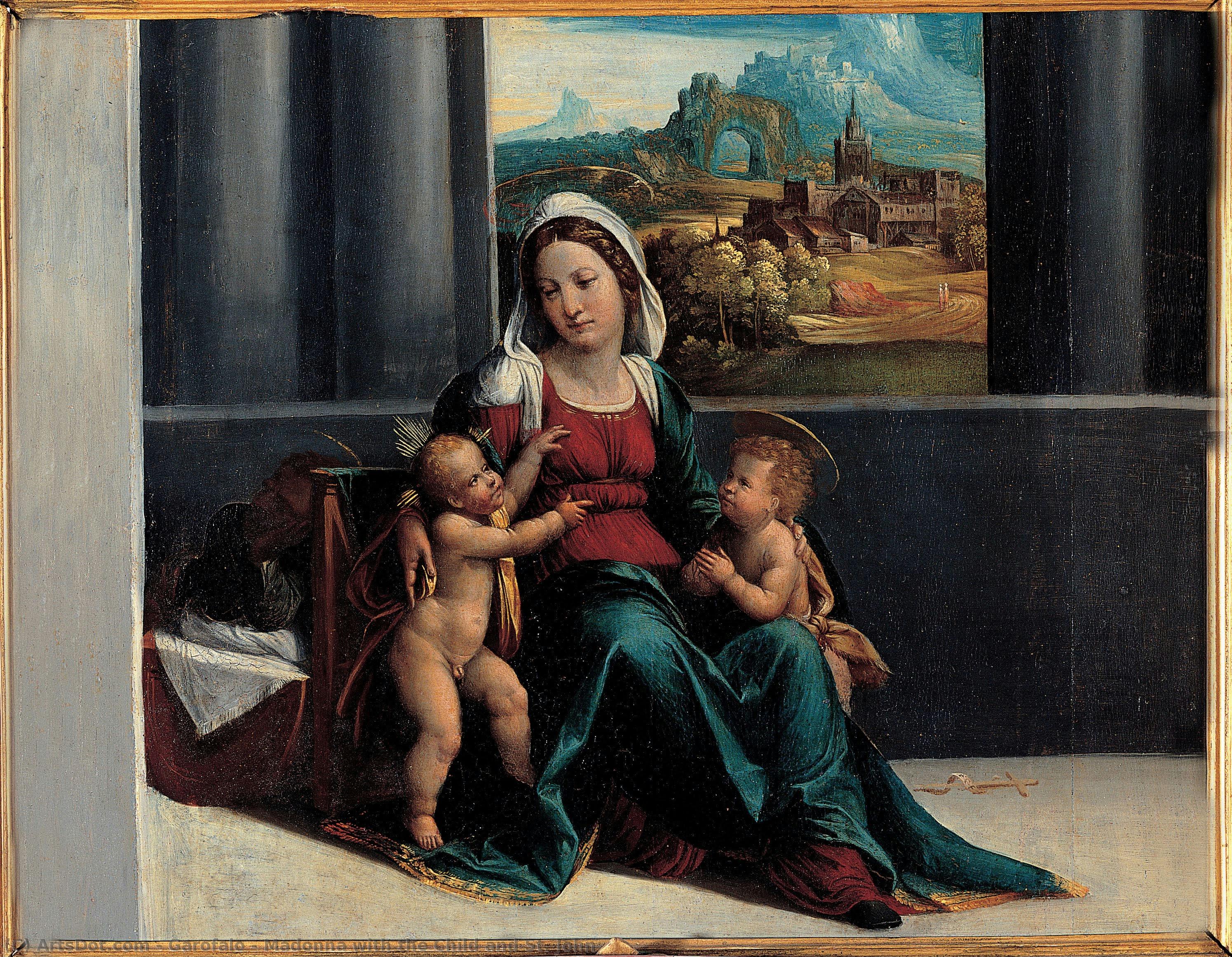 Madonna With The Child And St. John — Garofalo