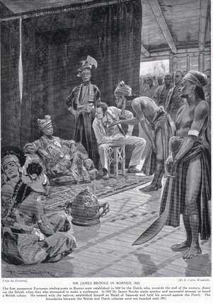 Sir James Brooke In Borneo - — Richard Caton Woodville