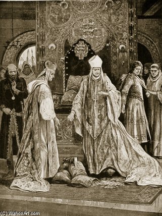 The Papal Legate Tramples On John's Tribute — Richard Caton Woodville