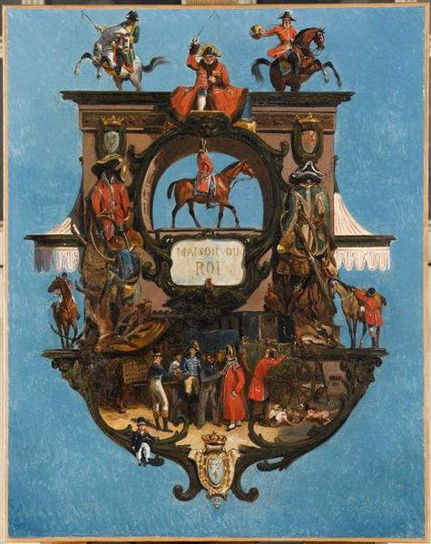 Gens De Service Des Ecuries Du Roi Louis Philippe — Bard Jean Auguste